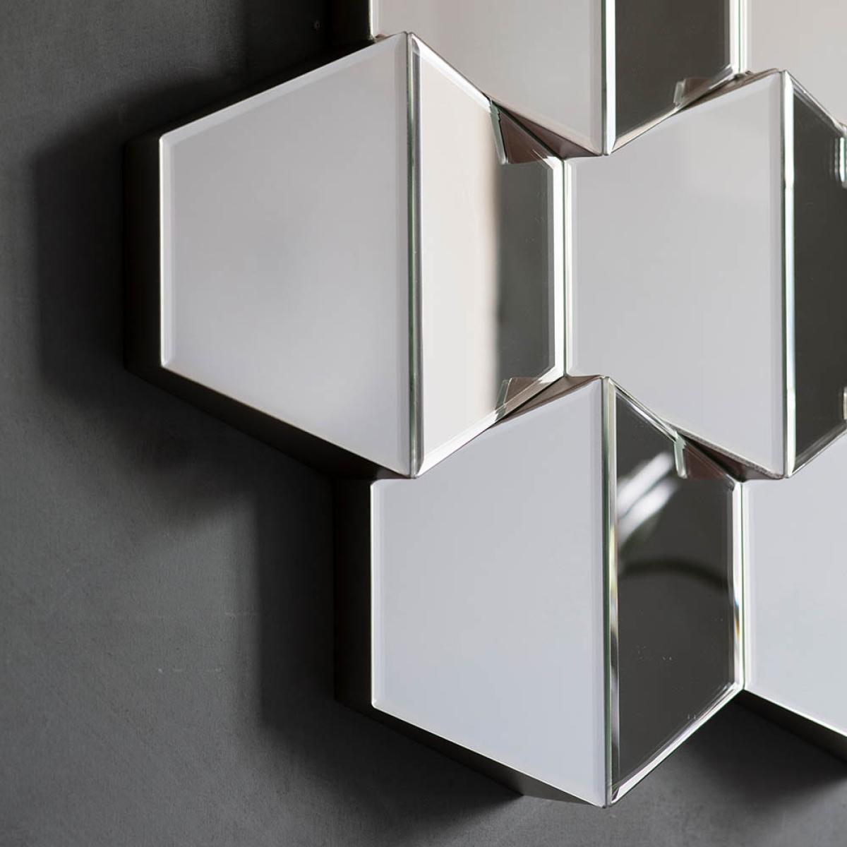 Eliot Small Irregular Wall Mirror - Silver – image 3