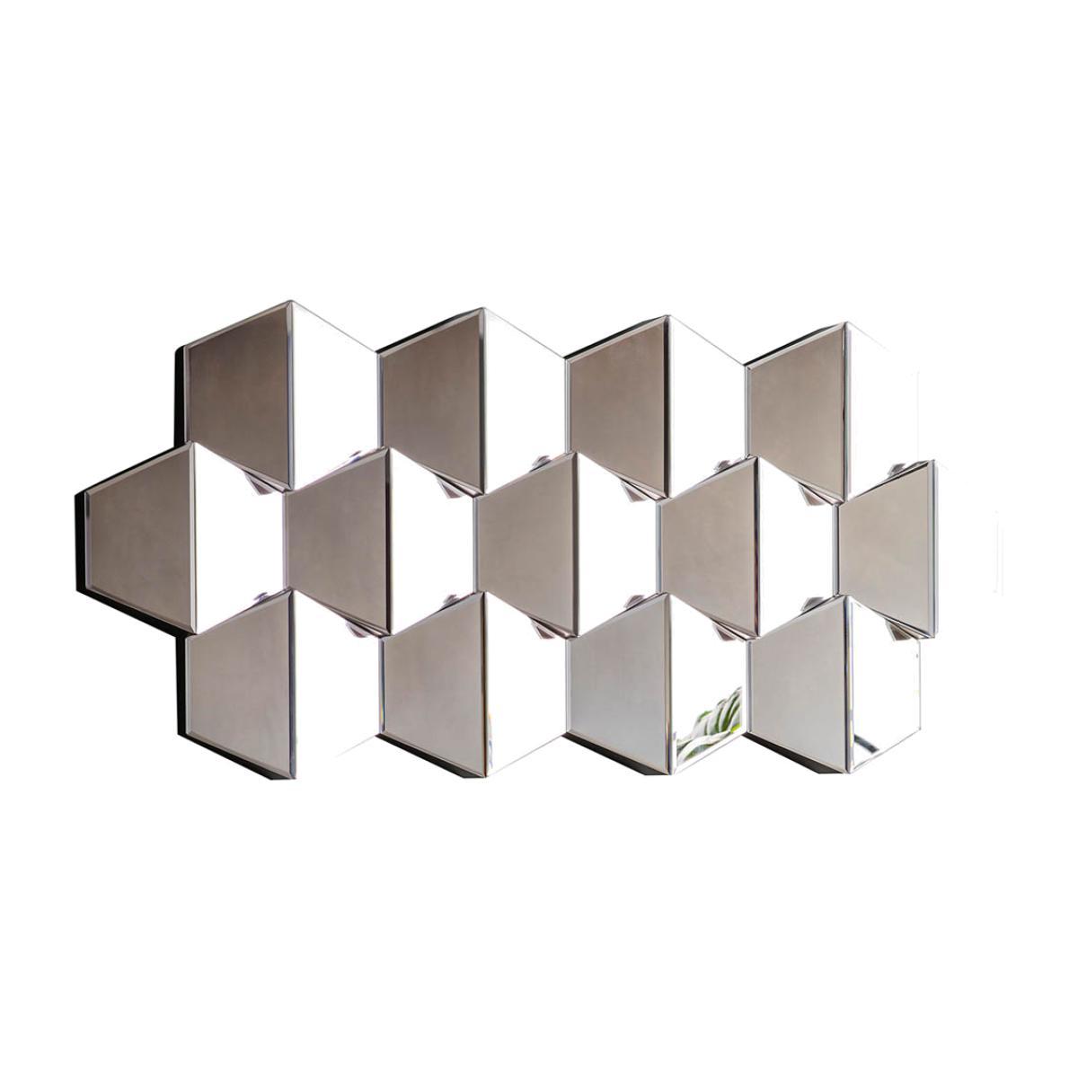 Eliot Small Irregular Wall Mirror - Silver – image 1