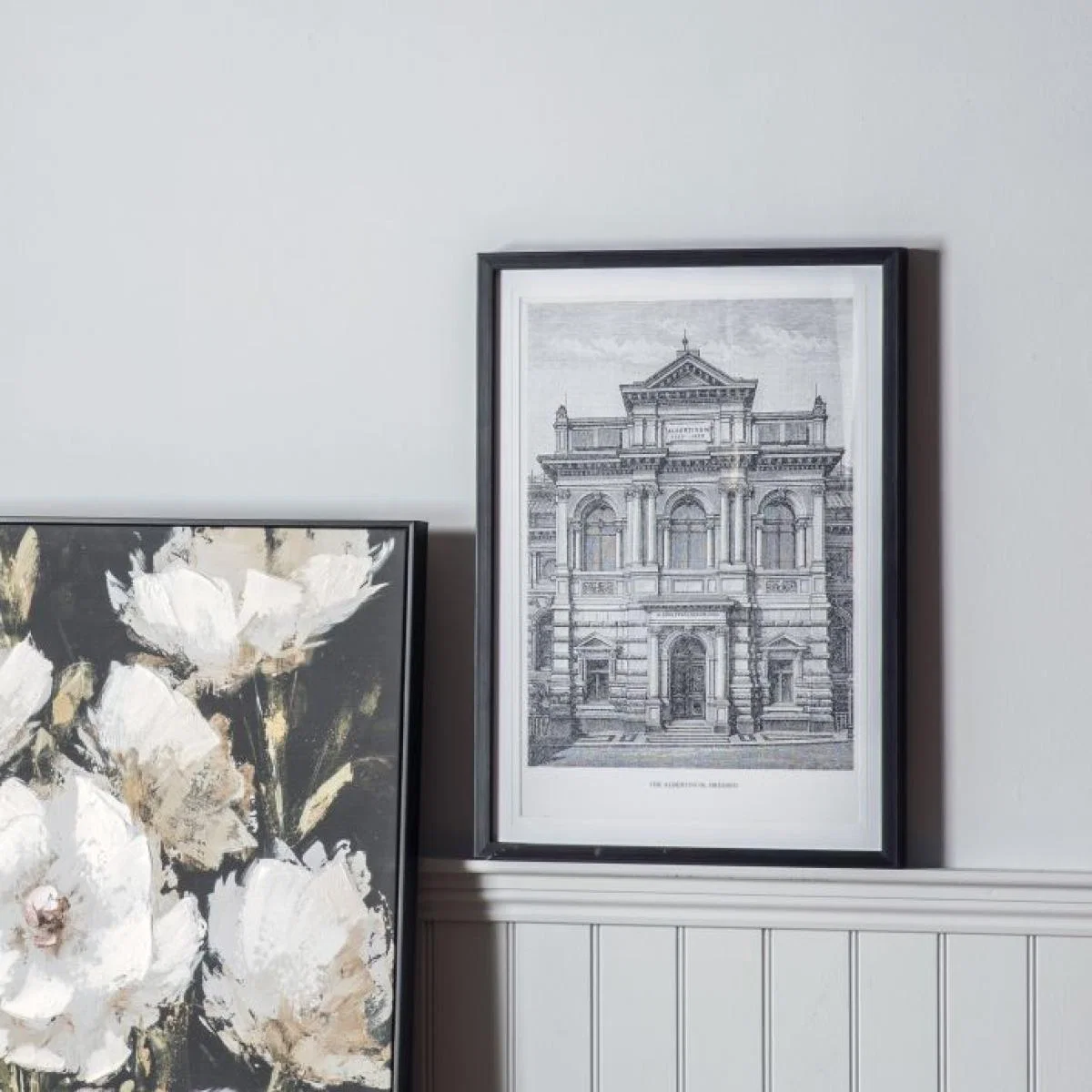 Albertinum 70cm x 50cm Vintage Illustration Framed Art – image 2