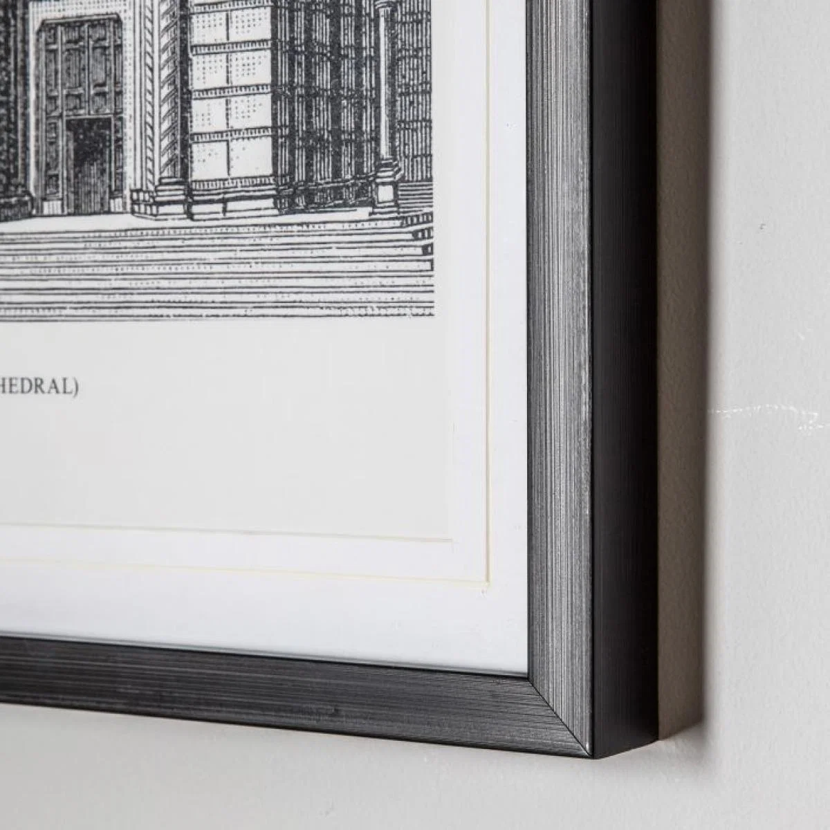 Albertinum 70cm x 50cm Vintage Illustration Framed Art – image 3
