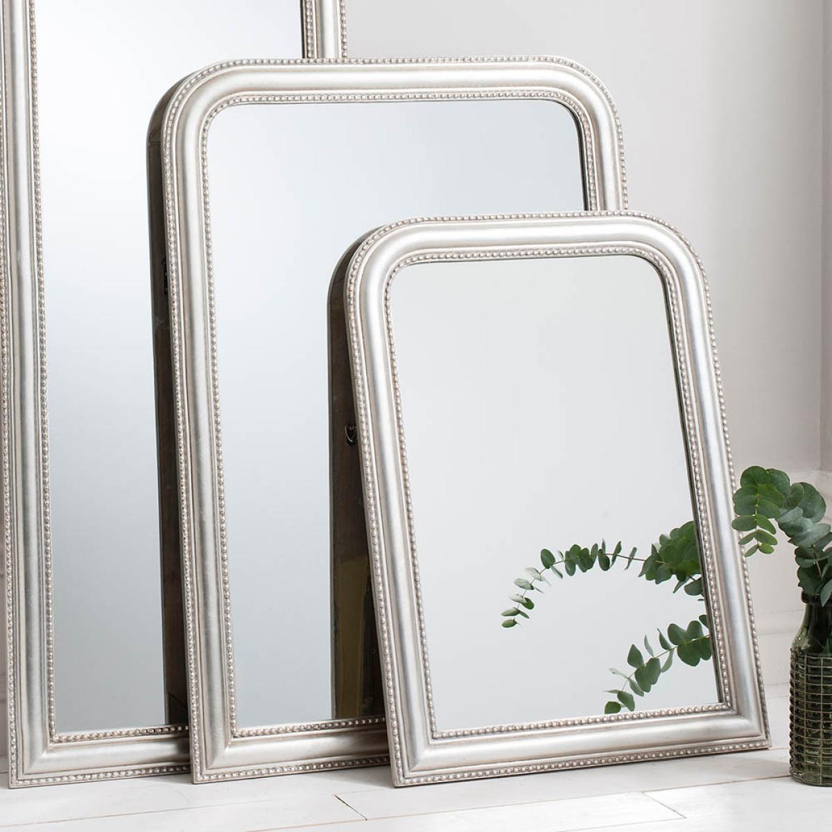 Hazel 107cm Large Arched Wall Mirror - Silver – image 3