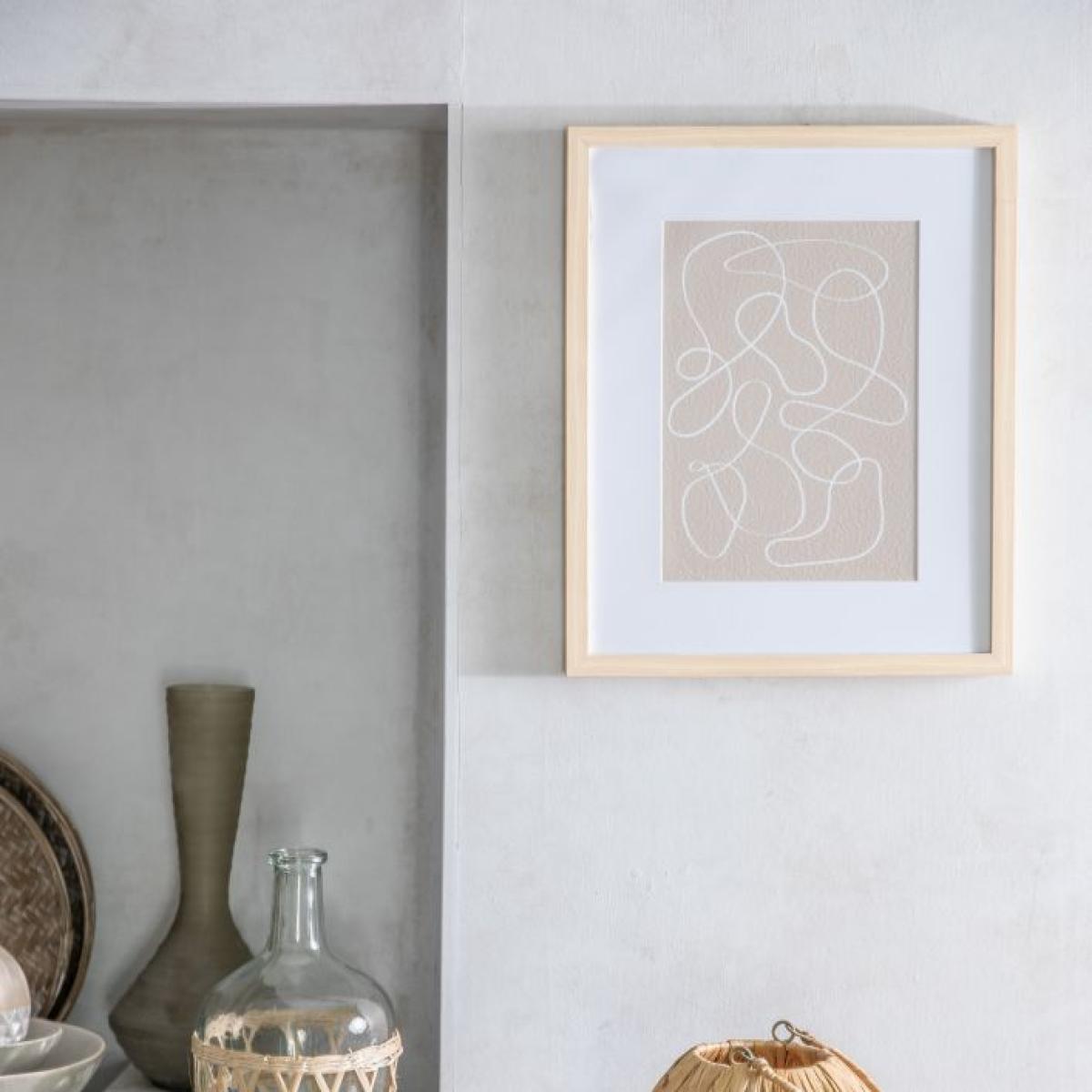 Trail 50cm x 40cm Line Drawing Framed Art – image 2