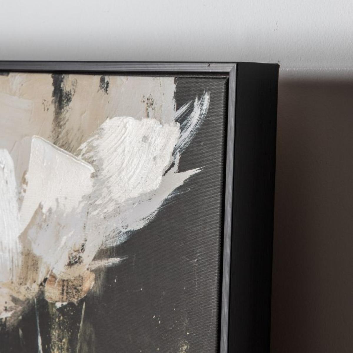 Painted 120cm x 80cm Peonies Framed Canvas – image 2