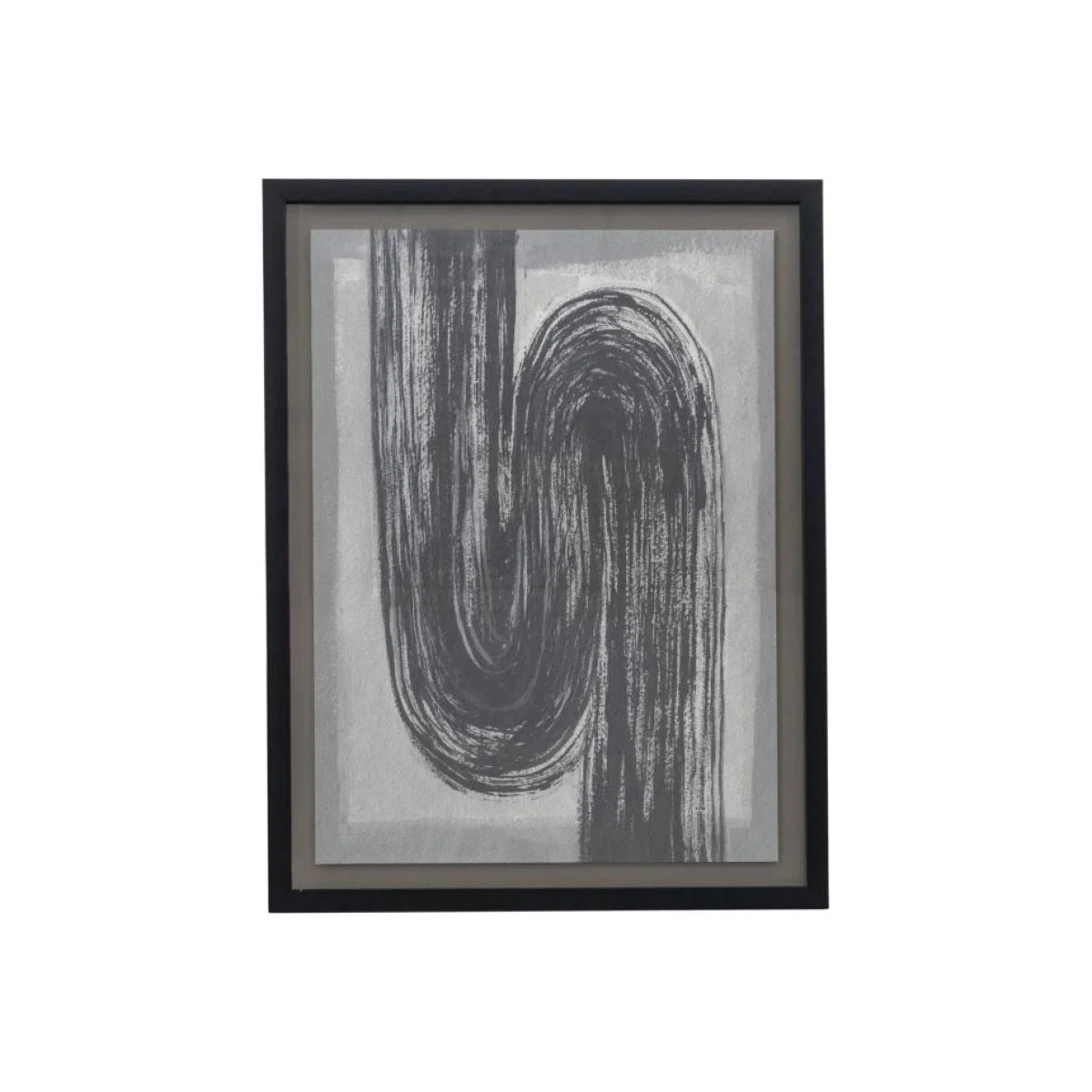 Avenue 78cm x 60cm Abstract Charcoal – image 1