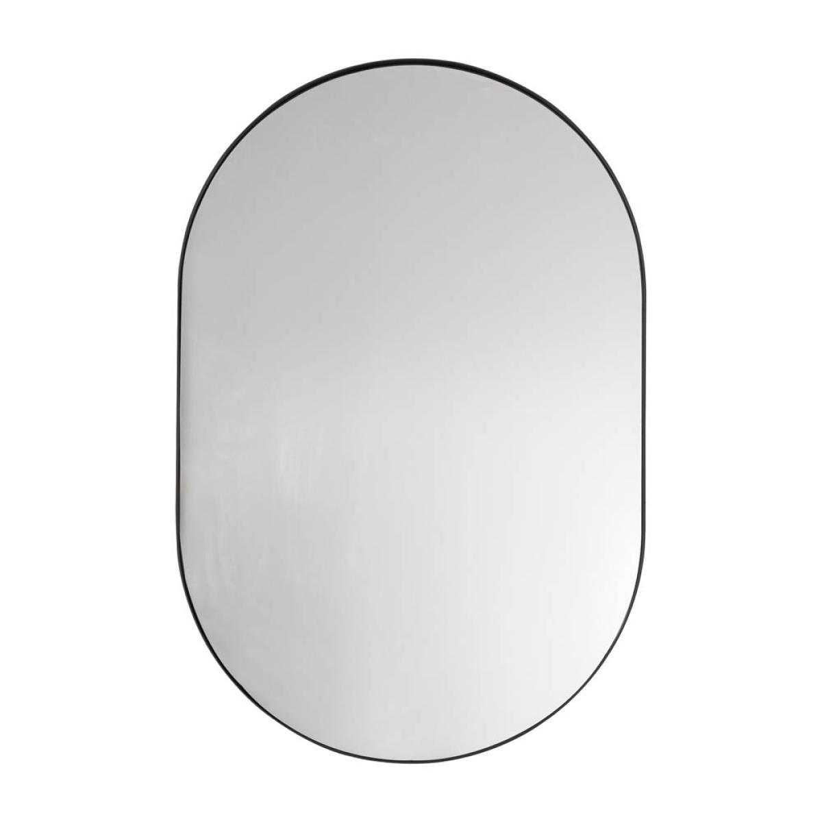 Rye Medium Elipse Wall Mirror - Black – image 2