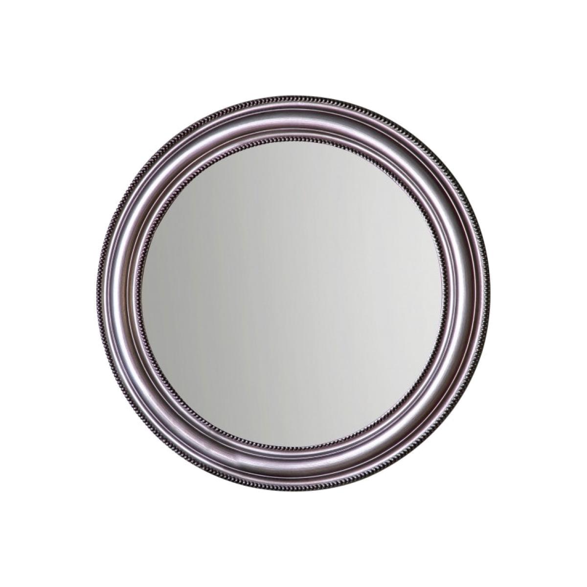 Castro Round Mirror - Pewter