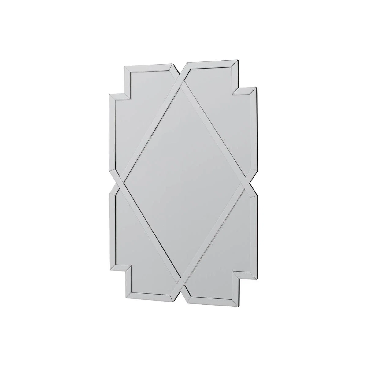Lance Medium Irregular Wall Mirror - Silver – image 1