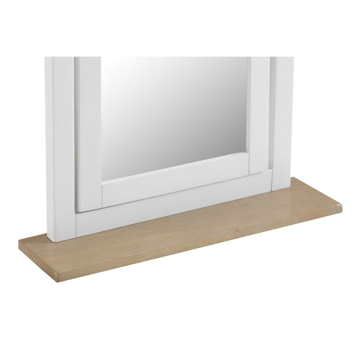 Terranostra Medium Square Dressing Table Mirror - White – image 2