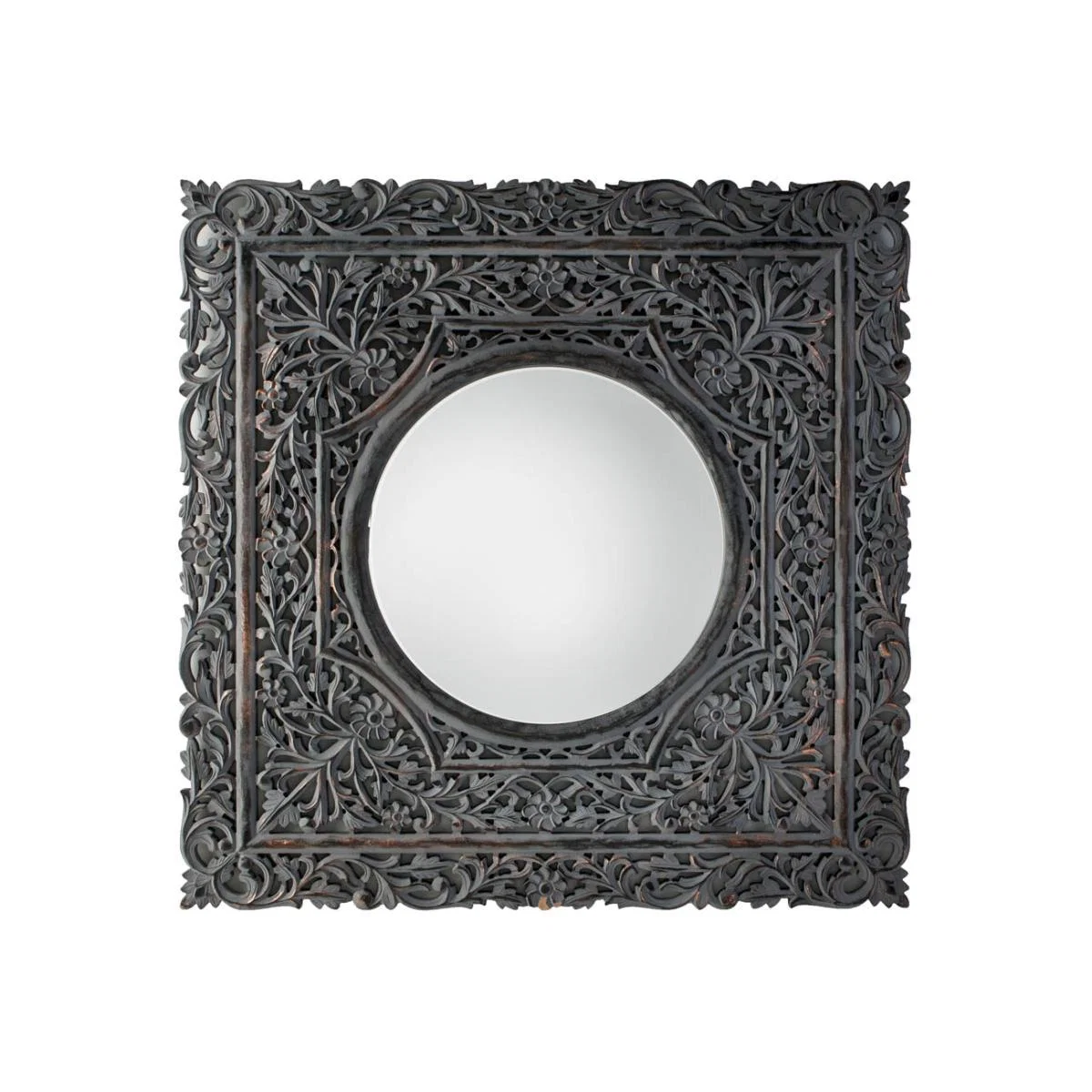 Southport Large Square Wall Mirror - Bronze – image 1