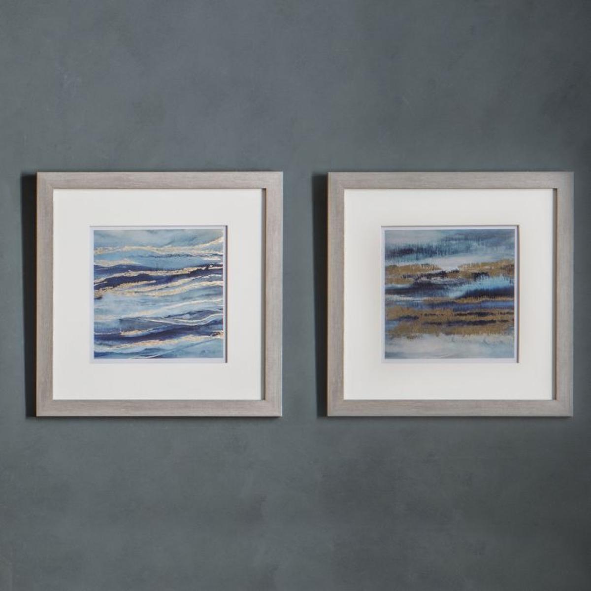 Aquarius Framed Art Set of 2 – image 1