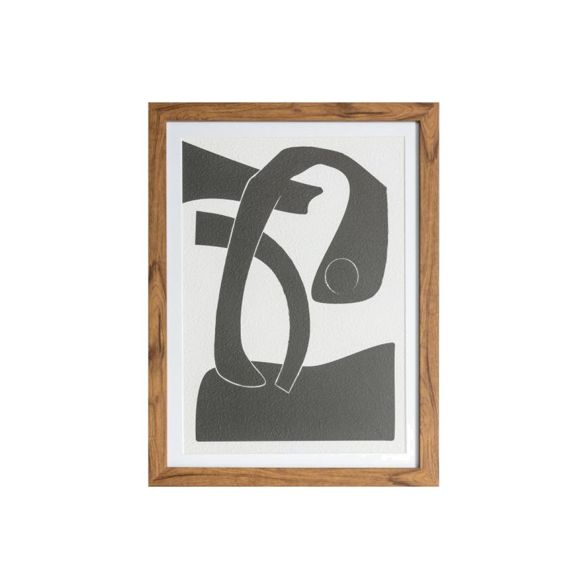 Lanino 40cm x 30cm Line Drawing Framed Art – image 1