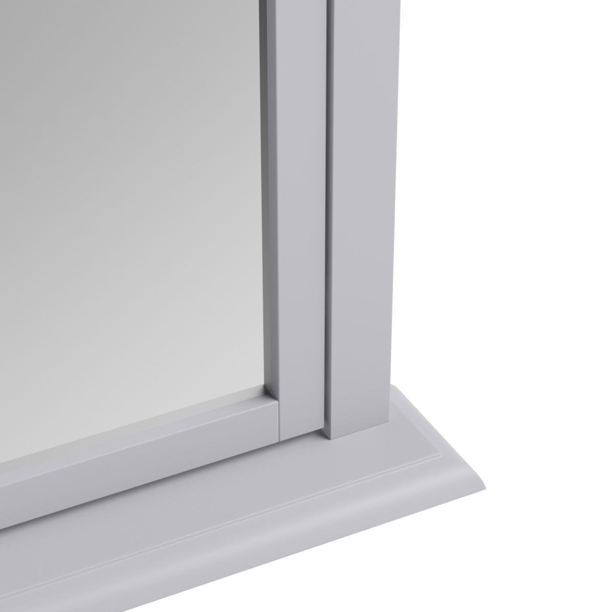 Beneroti Medium Square Dressing Table Mirror - Grey – image 3