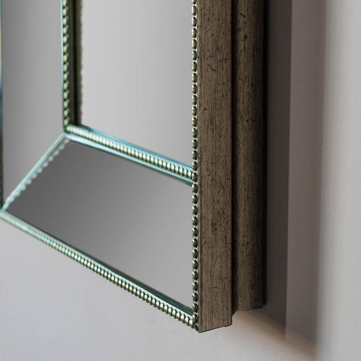 Kaitlyn Small Square Wall Mirror - Silver – image 3
