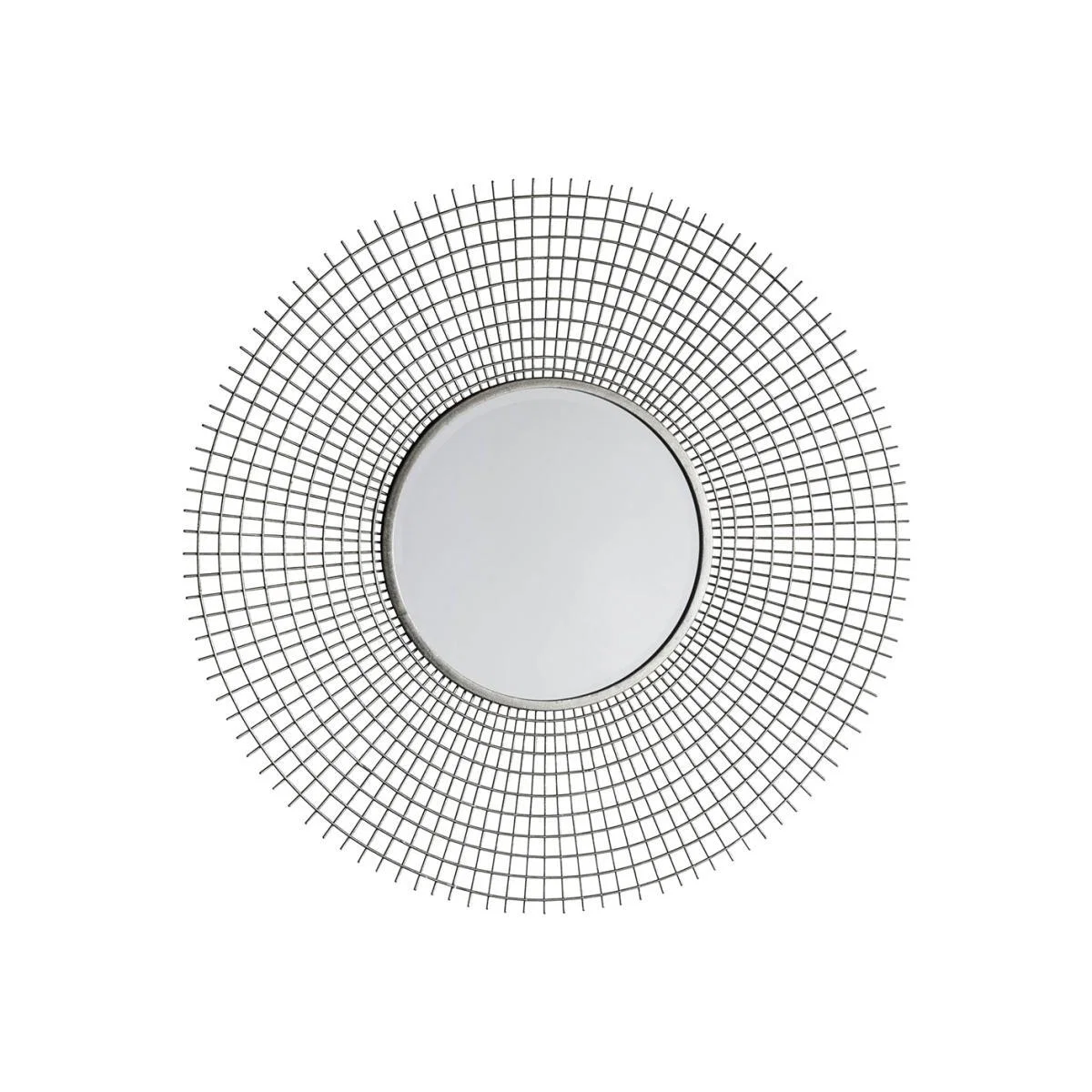 Barbets Medium Round Wall Mirror - Silver – image 1
