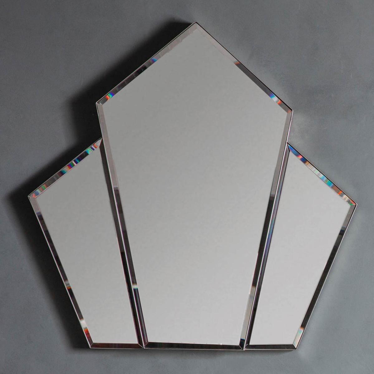 Sophila Medium Irregular Wall Mirror - Silver – image 2