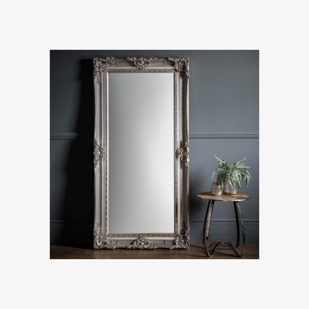 Laila Leaner Mirror - Silver – image 1