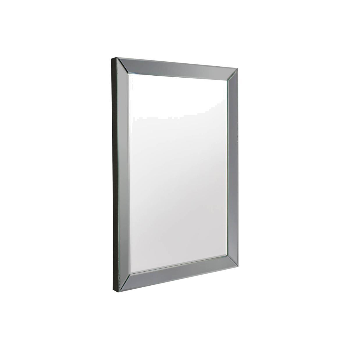 Layla Medium Rectangle Wall Mirror - Grey – image 1