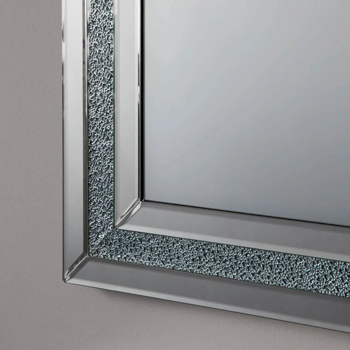 Juliana Medium Rectangle Wall Mirror - Silver – image 3