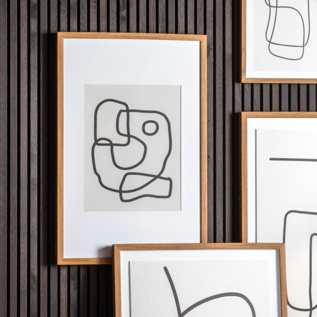 Misina 91cm x 61cm Line Drawing Framed Art – image 3