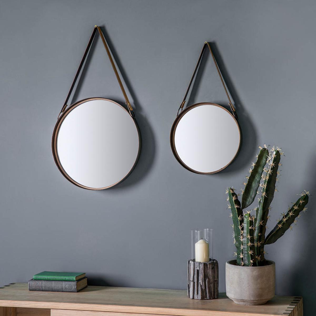 Stonehouse Small Round Scatter Set Mirror - Bronze (Set of 2) – image 4