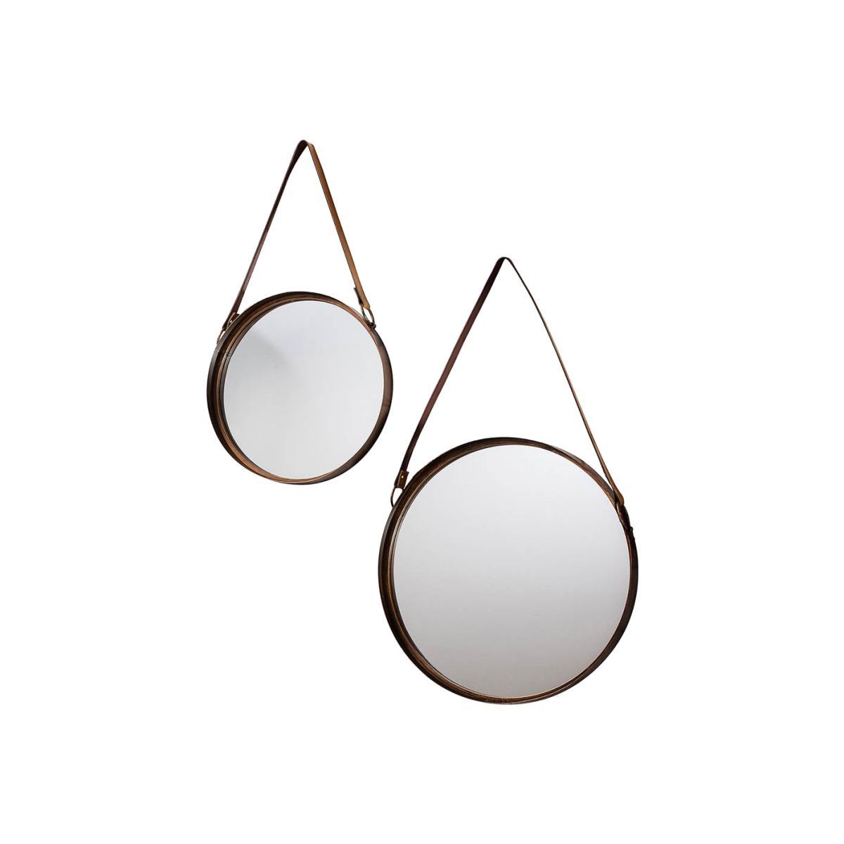 Stonehouse Small Round Scatter Set Mirror - Bronze (Set of 2) – image 1