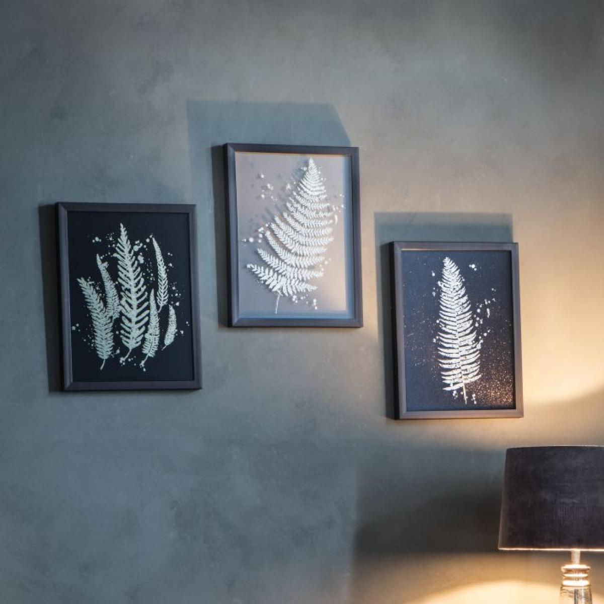 Gold Ferns Framed Art Set of 3 – image 1