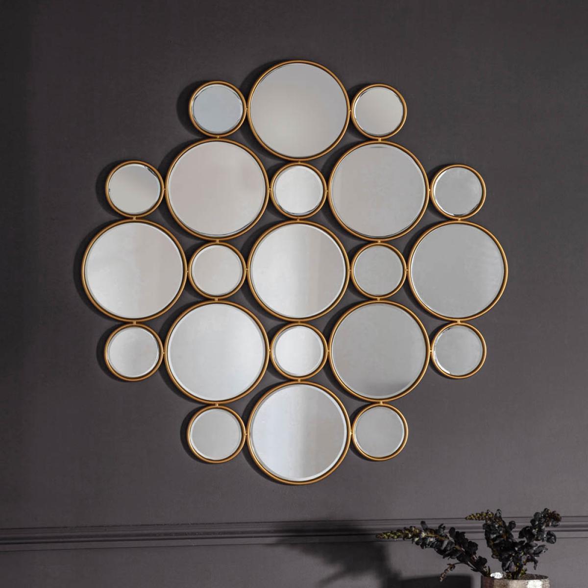 Hadleigh Medium Irregular Wall Mirror - Gold – image 4