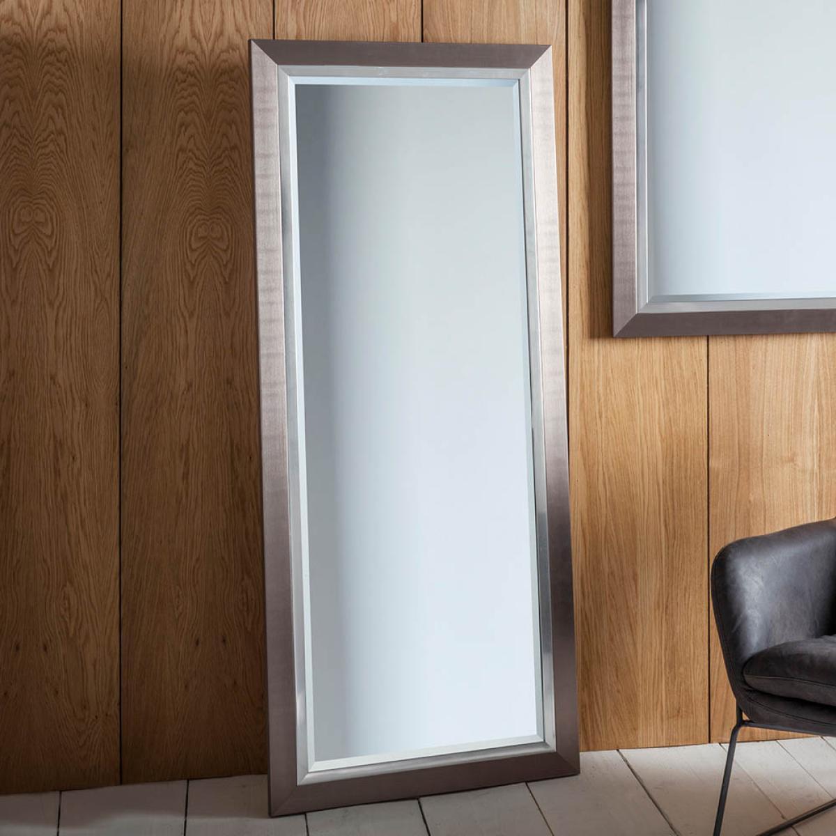Ardmore Extra Large Rectangle Leaner Mirror - Silver – image 3