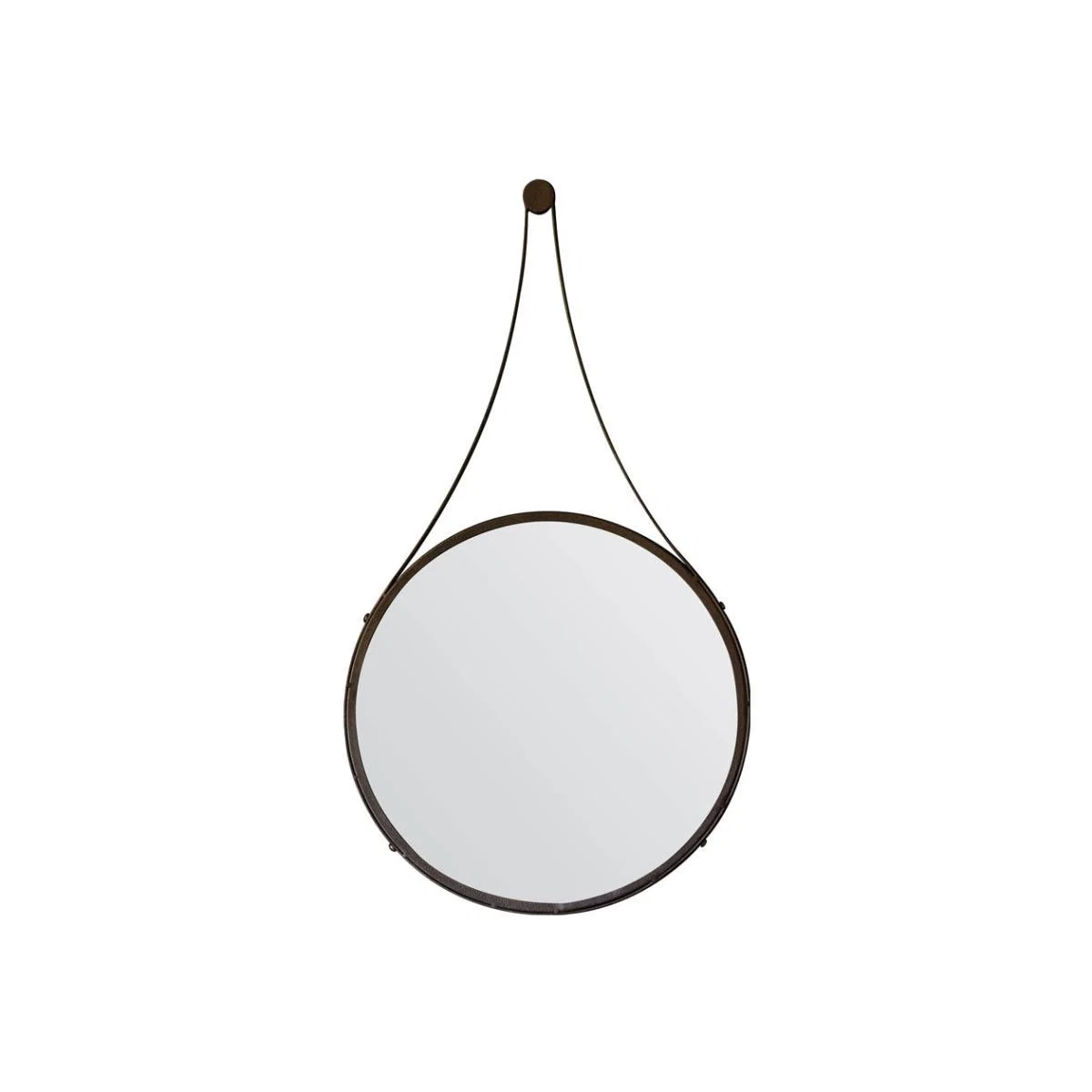 Isela 91cm Medium Round Wall Mirror - Bronze – image 1
