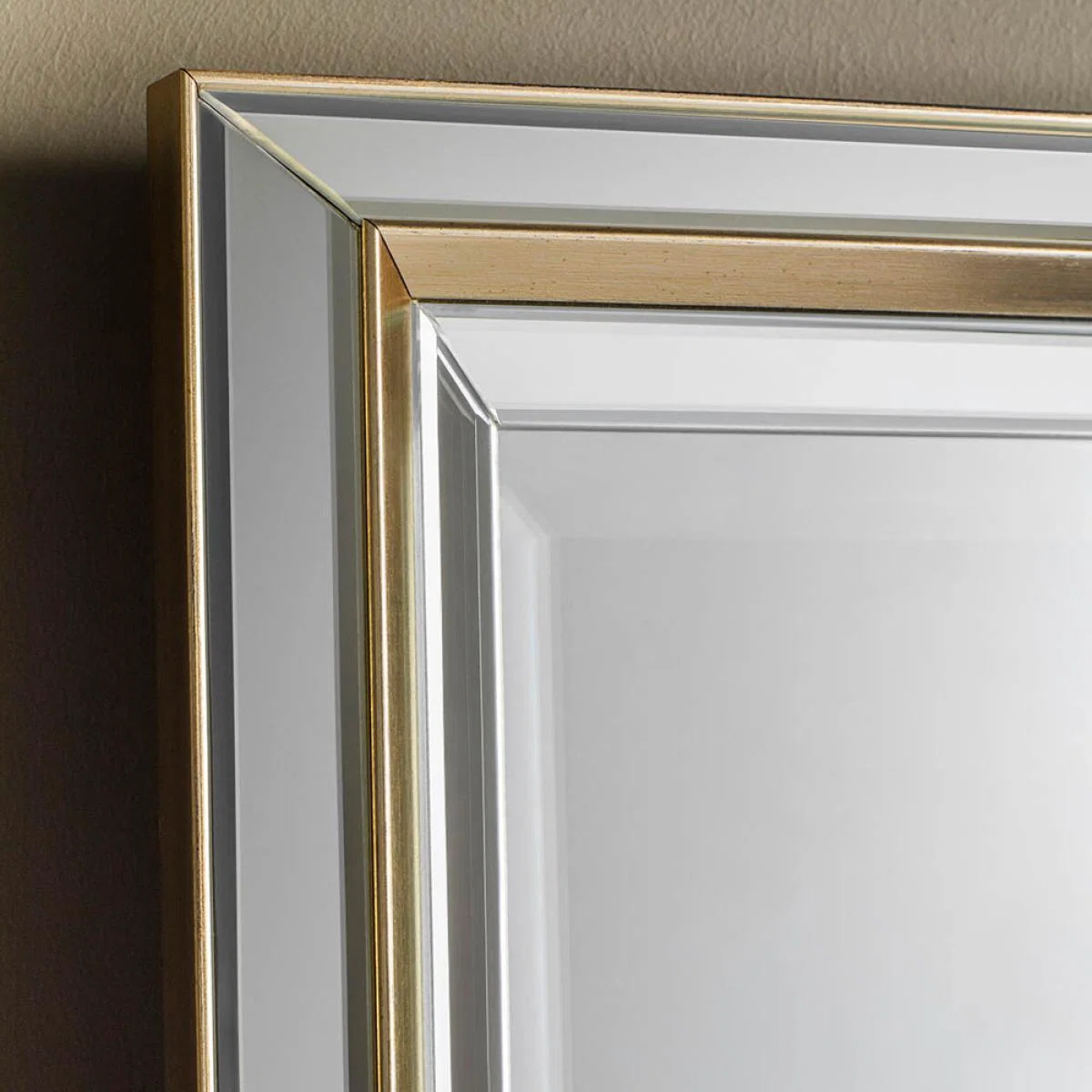 Guben Large Rectangle Wall Mirror - Gold – image 2