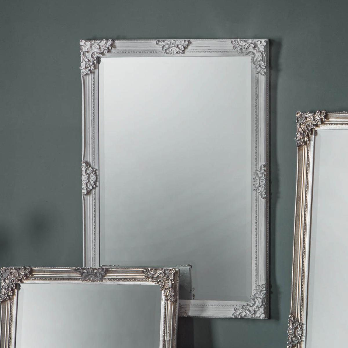 Halewood Large Rectangle Wall Mirror - White – image 2