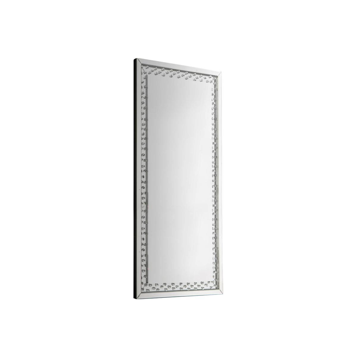 Laspra Large Rectangle Full Length Mirror - Silver – image 1