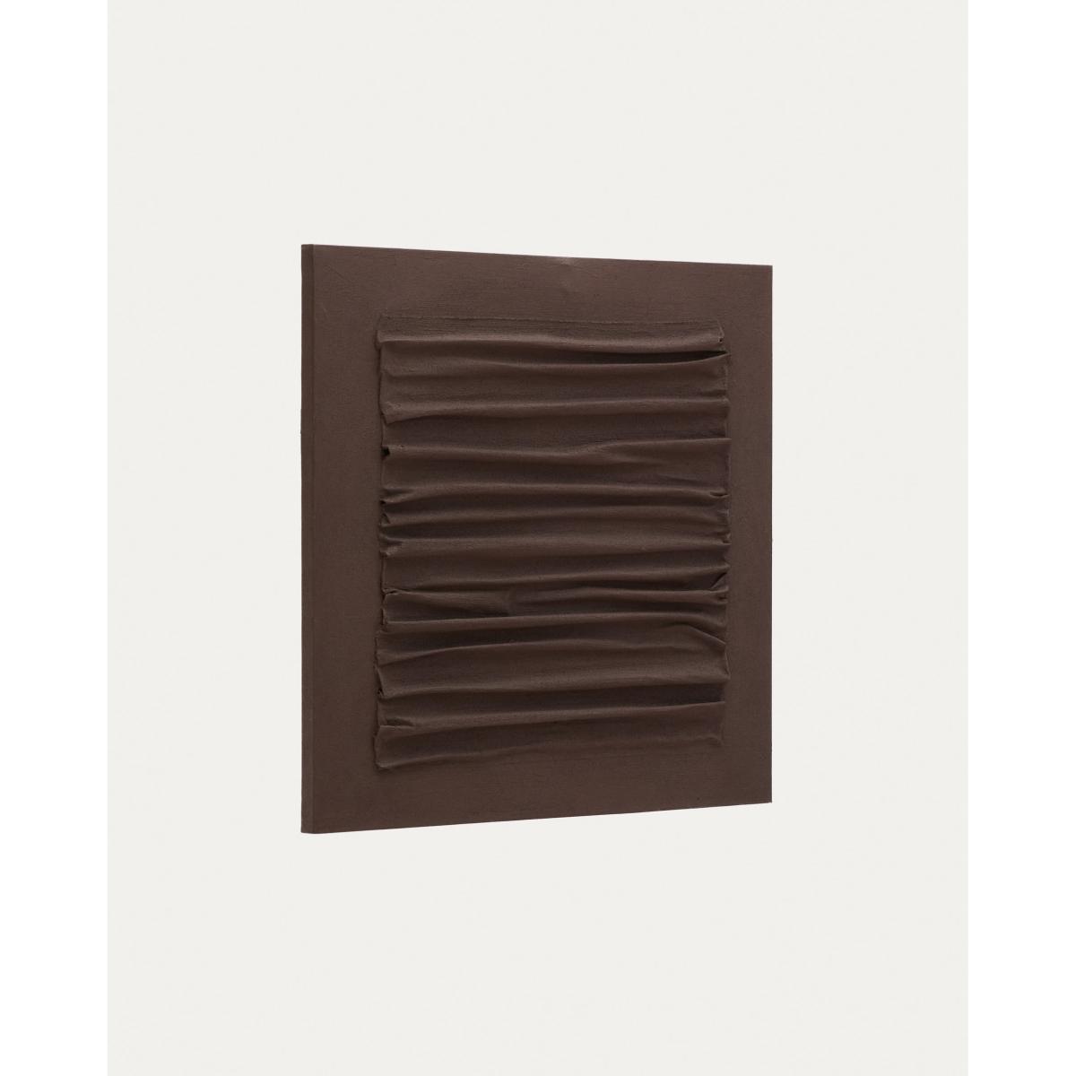 Thud canvas with brown relief feature, 90 x 60 cm – image 4