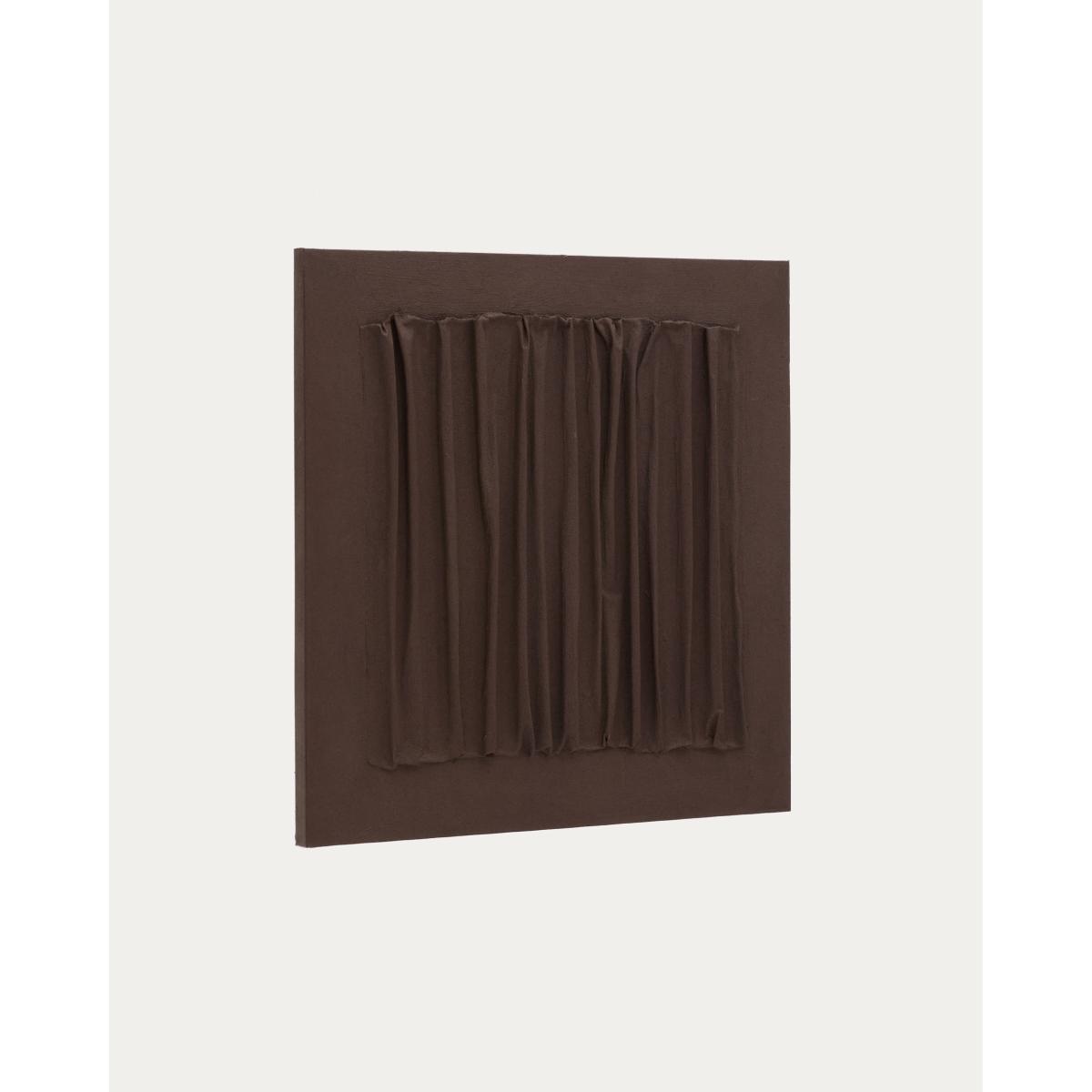 Thud canvas with brown relief feature, 90 x 60 cm – image 6