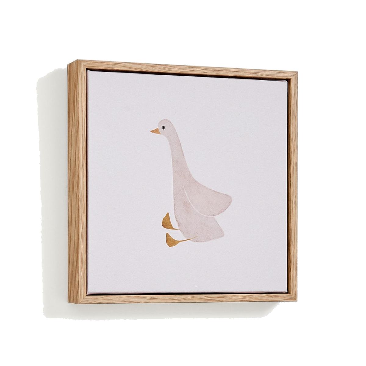 Milu picture of a beige goose, 20 x 20 cm – image 1