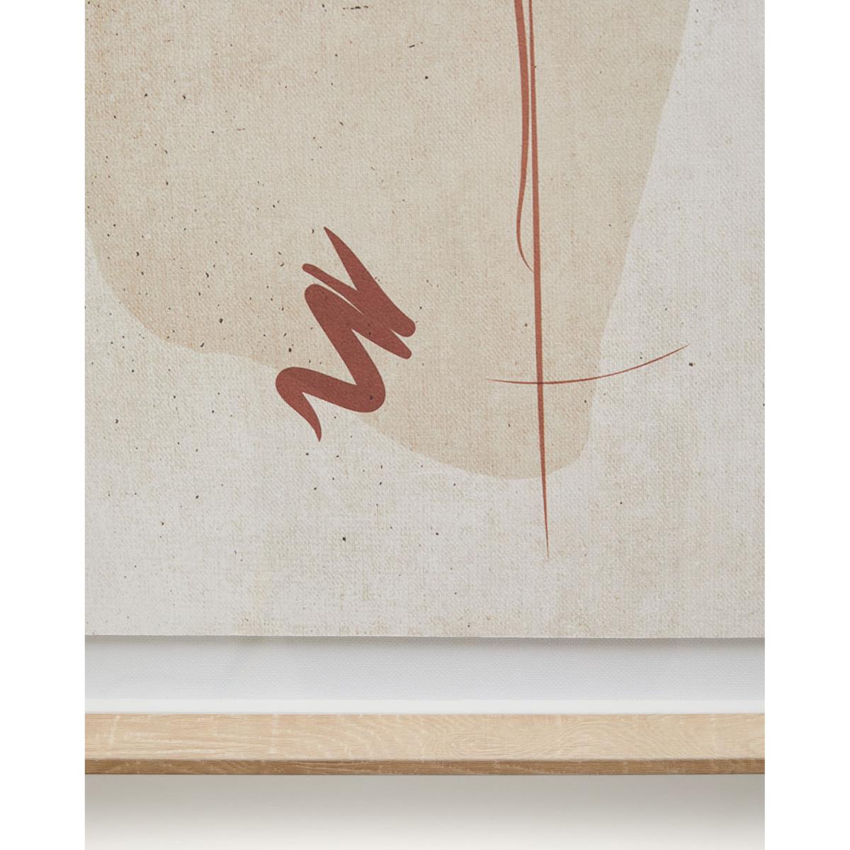 Abstract Sormi Beige Painting 60 x 90 cm – image 3
