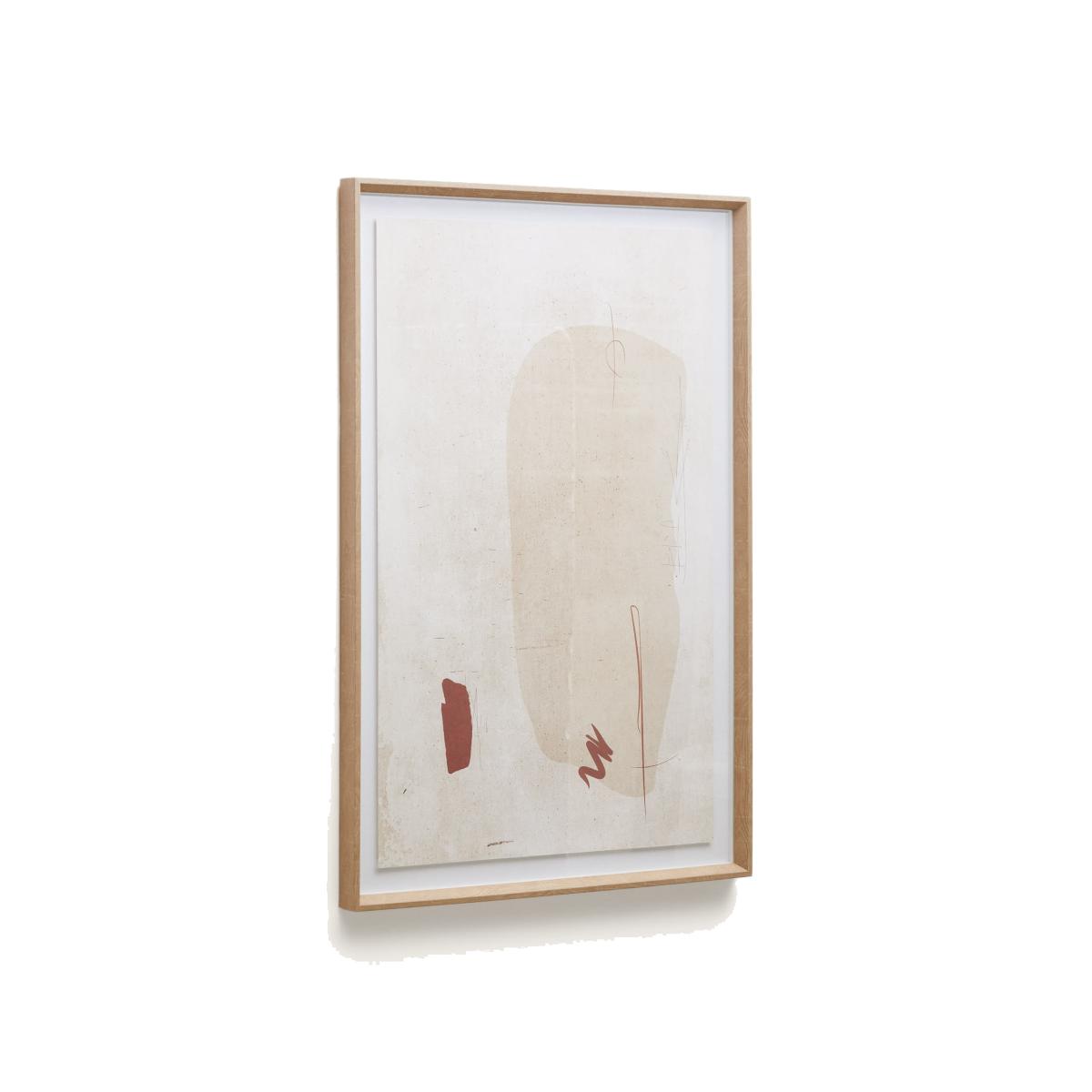 Abstract Sormi Beige Painting 60 x 90 cm – image 1