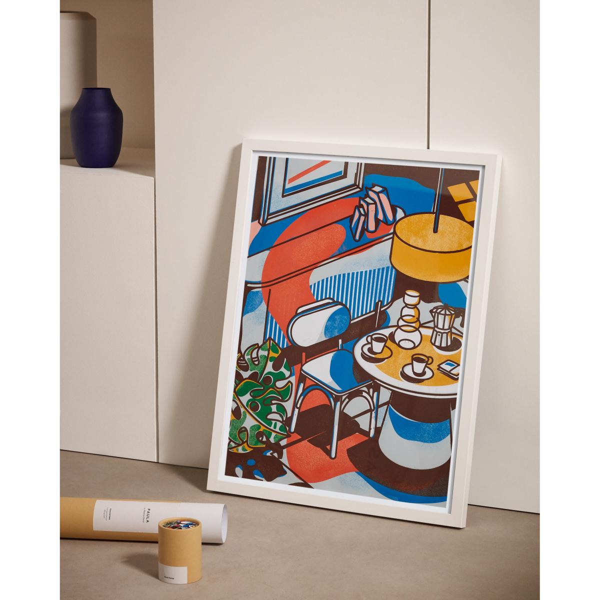 Paula multicoloured dining room print, 42 x 56 cm – image 2