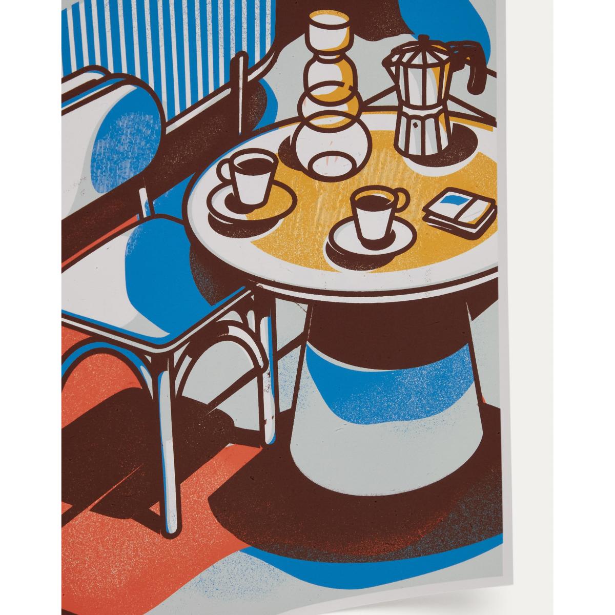 Paula multicoloured dining room print, 42 x 56 cm – image 3