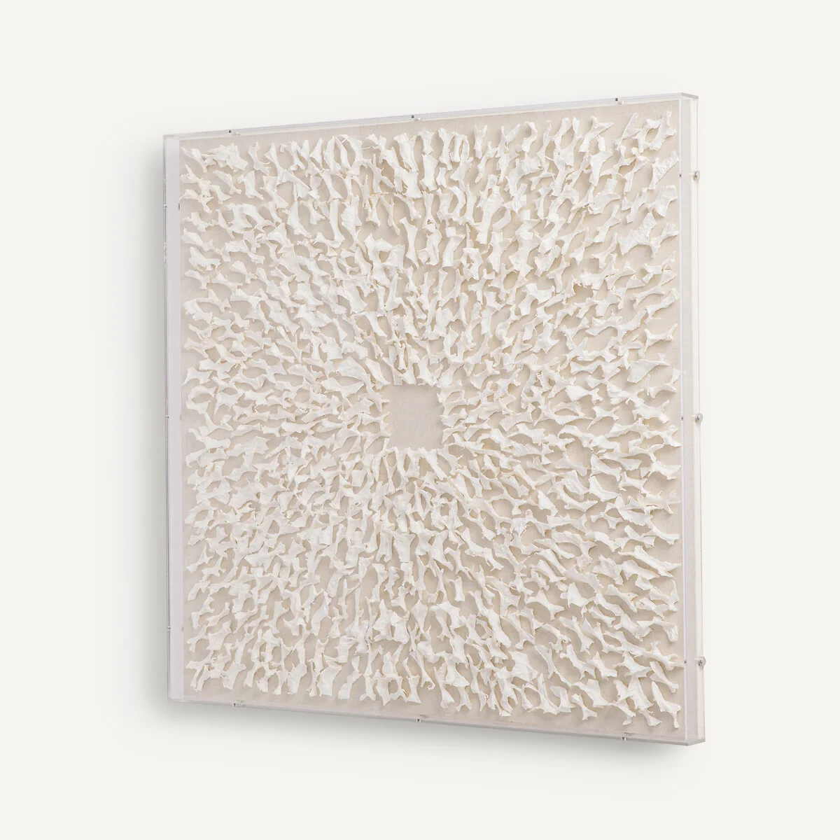 Sudjo Papier Mâché Wall Art Under Plexiglass – image 2
