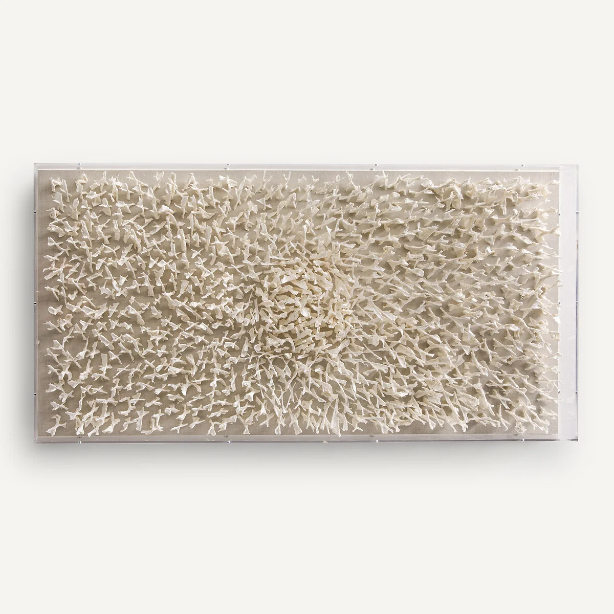 Sudjo Papier Mâché Wall Art Under Plexiglass – image 2