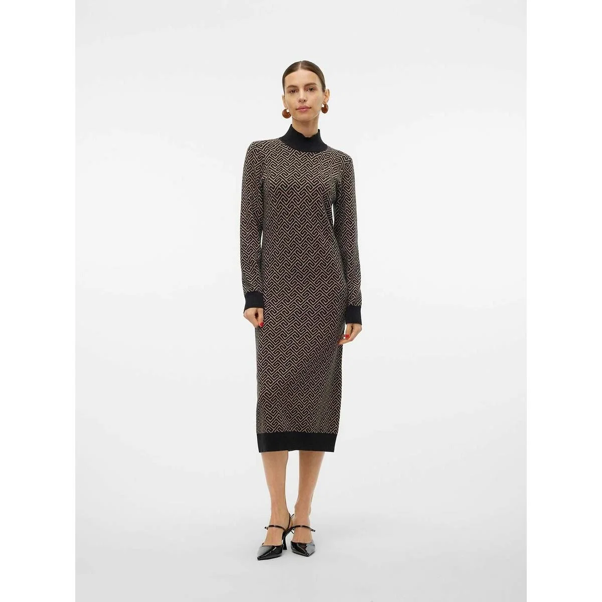 Graphic Print Bodycon Dress – image 2