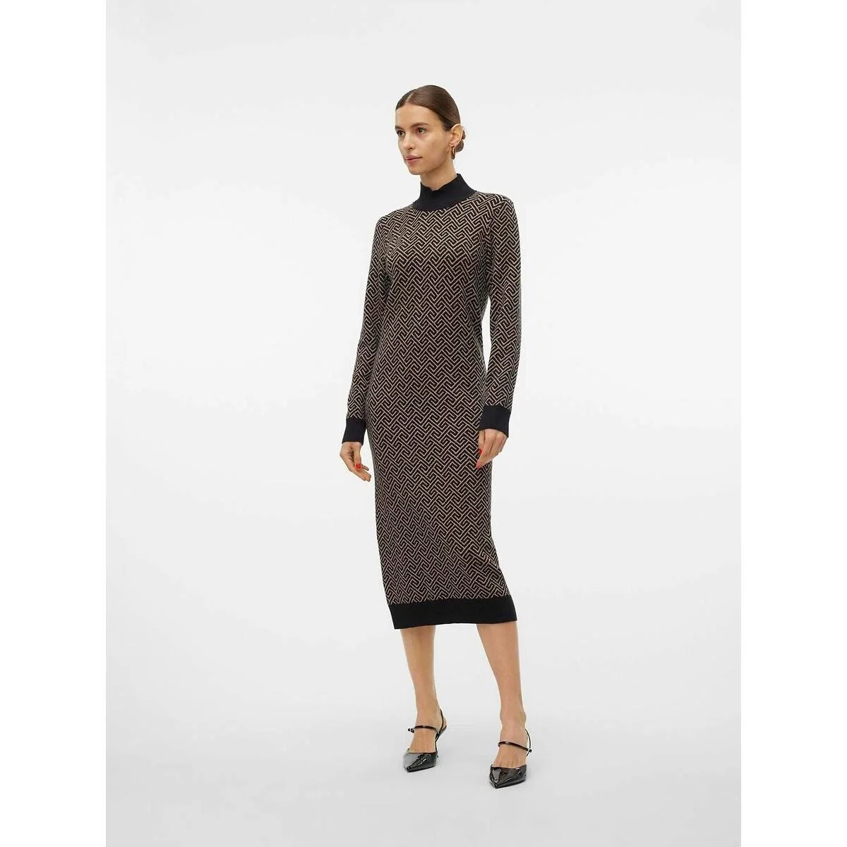 Graphic Print Bodycon Dress – image 3