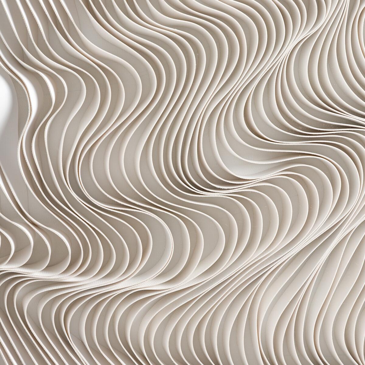 Ondor White Leather Strip Wall Art – image 4