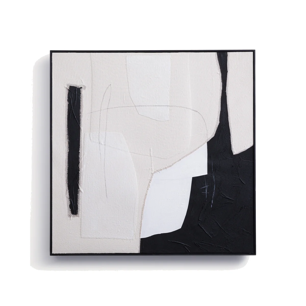 Snoh Fabric Collage/Painted Wall Art – image 1
