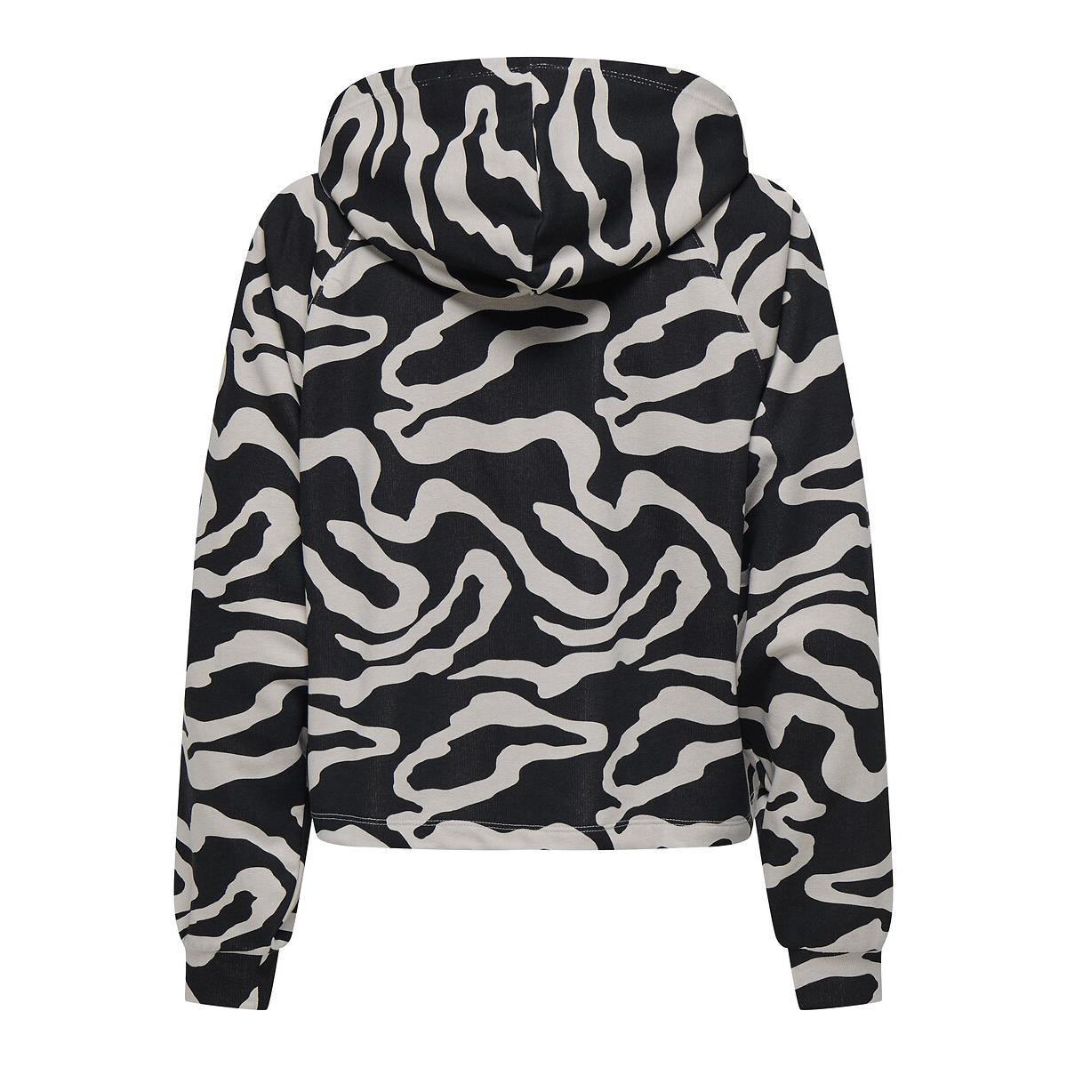 Graphic Print Zipped Hoodie – image 3