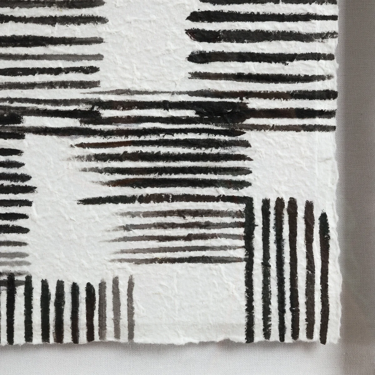 Onde Hand-Painted Rice Paper Wall Art – image 6