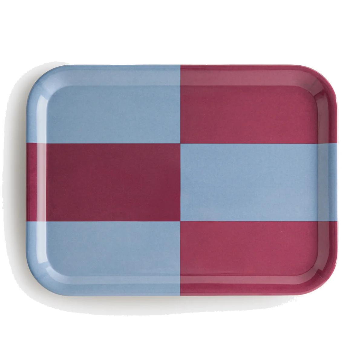 Tabaka Graphic Print Two-Tone Tray, Size L – image 1