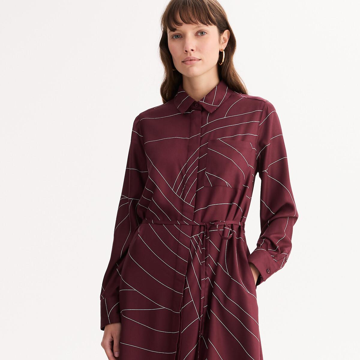 Midi Length Graphic Print Shift Dress – image 2