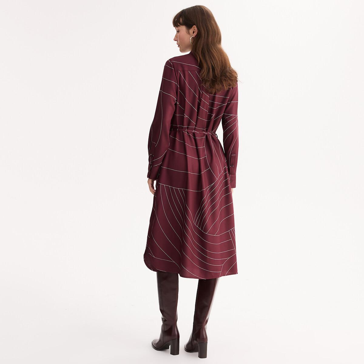 Midi Length Graphic Print Shift Dress – image 4